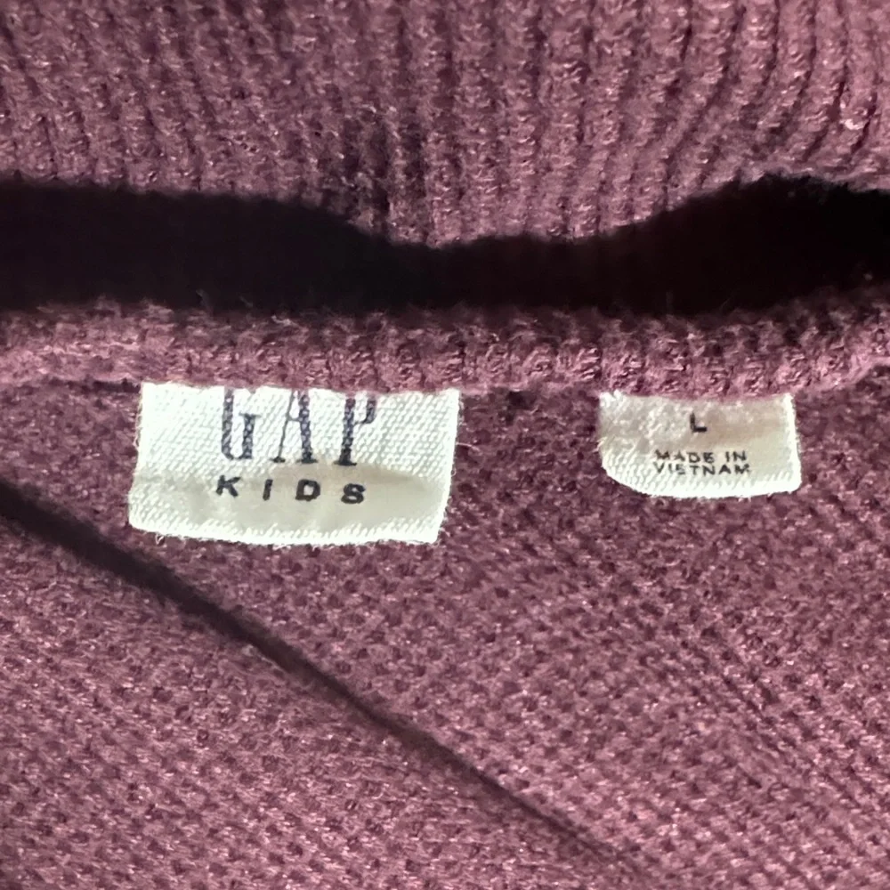 GAP Kids' Burgundy Buttoned Casual Dress
